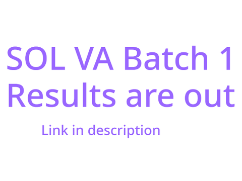 VA RESULTS ARE OUT