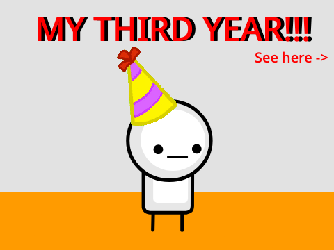 My third year!!!