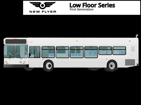 New Flyer LFS Bus Vectors