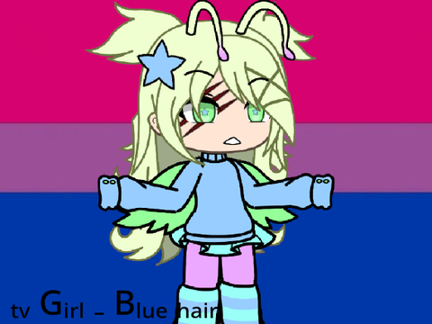 ₜᵥ Gᵢᵣₗ ₋ Bₗᵤₑ ₕₐᵢᵣ