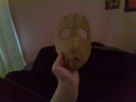 Making a bunny mask!
