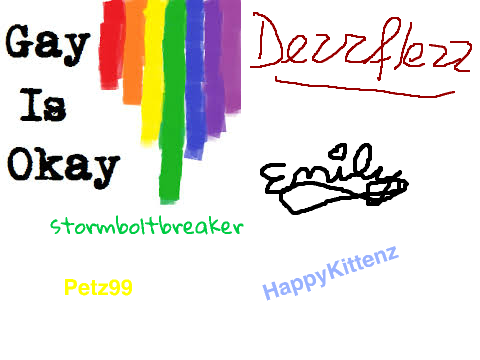  #GayIsOkay sign if you think its okay  remix