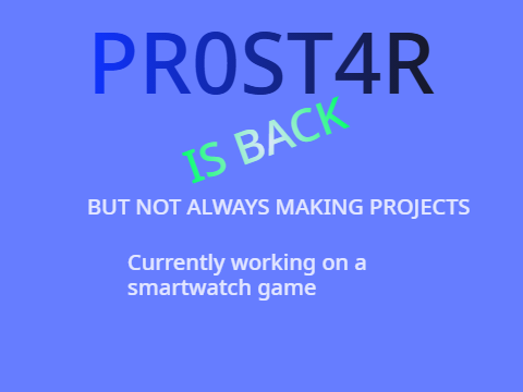 IM BACK