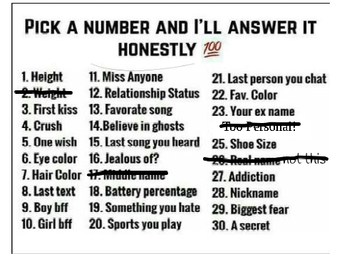 Ask me any number and I'll answer it