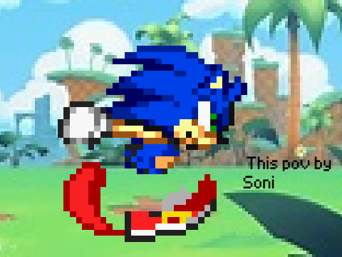 POV outro to a sonic type movie