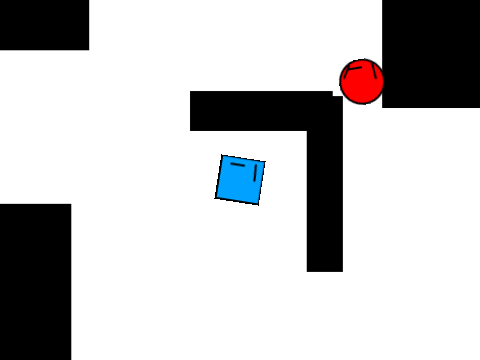 Scolling test with an enemy 