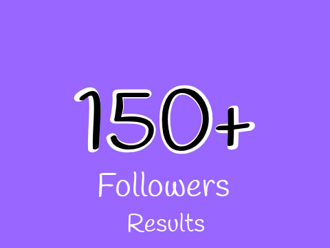 150+ Follower Contest Results