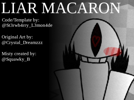 LIAR MACARON ☾✦☽ (with my oc)