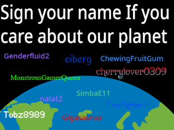 Sign if you care about our planet  remix remix