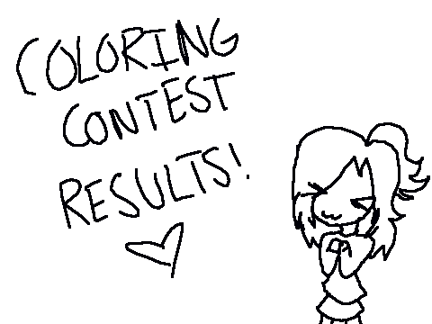 COLORING CONTEST RESULTS(8