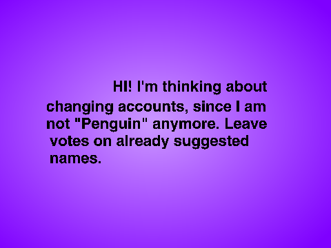 I'm back and I've changed