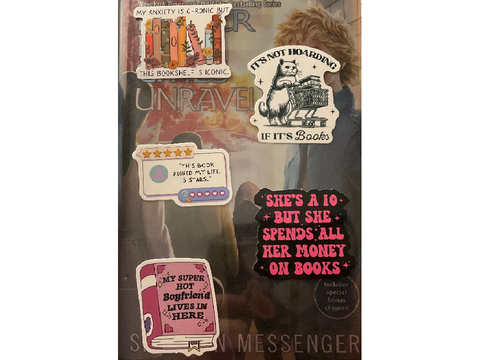 The most relatable book stickers ever! 
