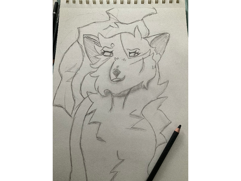10-minute charcoal drawing 