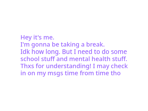 Break