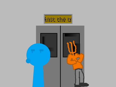 we chilling and leaning against the train doors remix