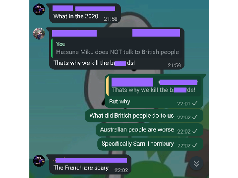 This conversation I had last week