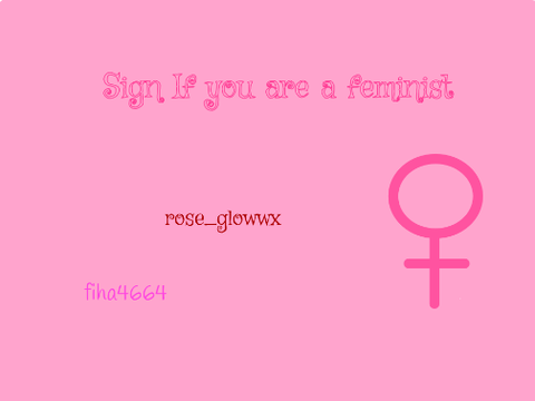 Sign if You are a Feminist remix