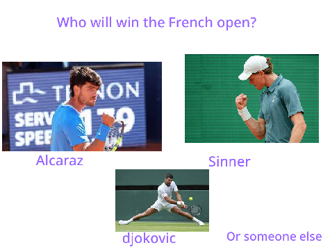 Who will win the french open?