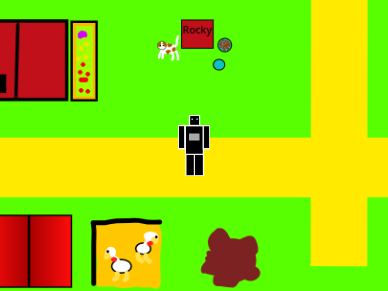scrolling backround adventure