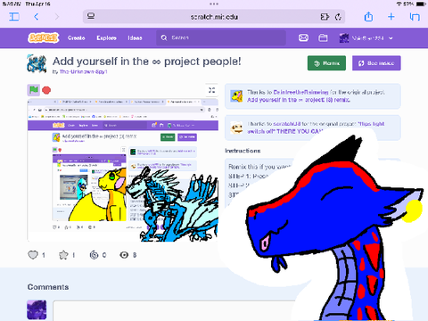 Add yourself in the ∞ project people! remix remix
