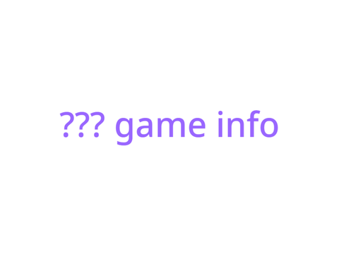 game status update #3