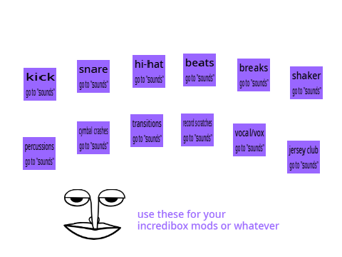 sounds you can use for your incredibox mods