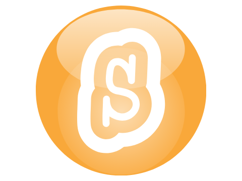 Frutiger aero scratch logo