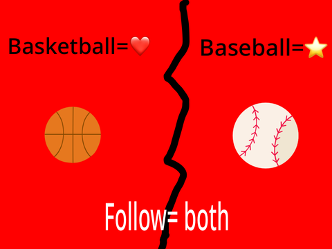 Baseball or basketball 
