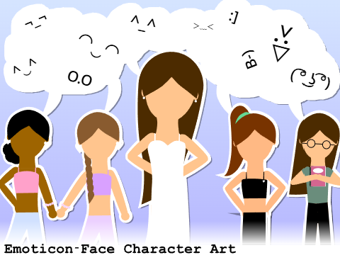 Emoticon‑Face Character Art