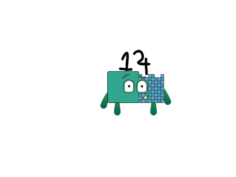 My new digit blocks