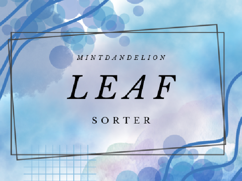 Leaf Sorter