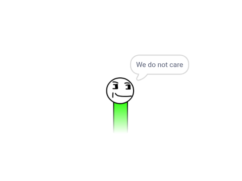 We do not care