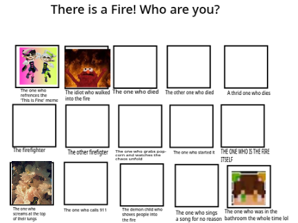 There is a fire! Who are you? remix remix remix