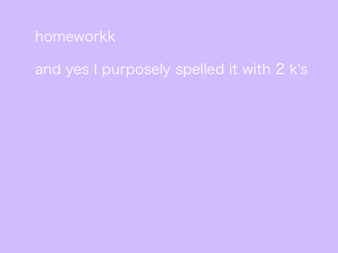 totally also not late hw