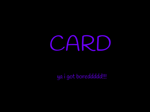 ✰ card ! anamatic remixxxxxx  