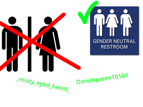 WE NEED NON-BINARY BATHROOMS!!! REMIX!! remix remix