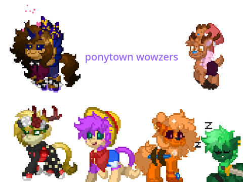 who up ponying they town /silly