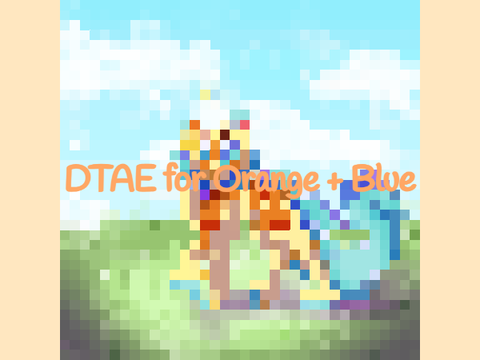 DTAE for Orange + Blue!