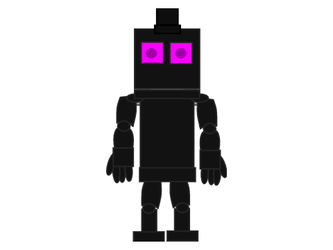 Old Enderman Vector Model