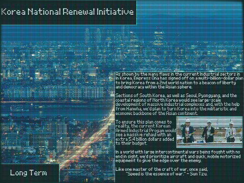 Korean National Renewal Initiative