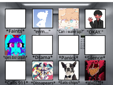 Oh no! You're stuck in an elevator! What do you do? remix remix remix remix  remix