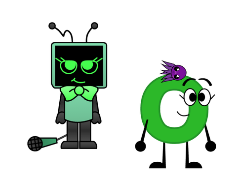 Vee and Little Green O's Different Clothing