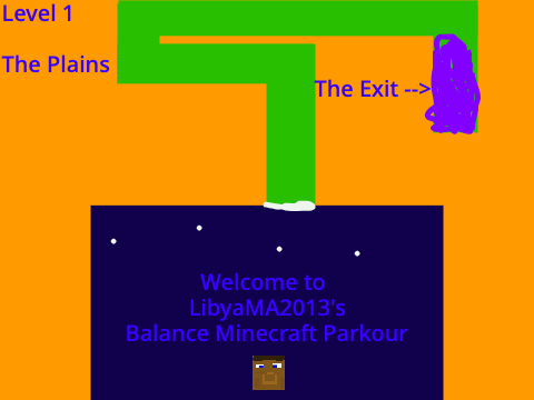 Balance Minecraft Parkour
