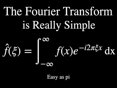 The Fourier Transform is Really Simple