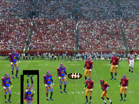 bloody backwards football game