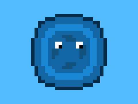Pixel Guard Cell Art