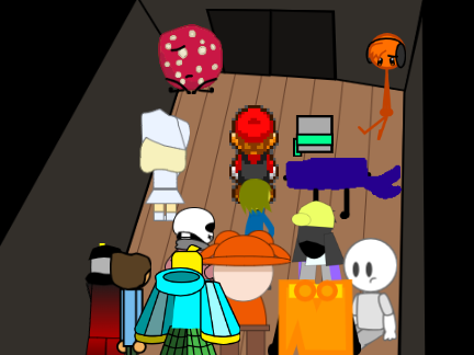 Scratchronpa: Infinite Chaos Elevator people i had fixed mine