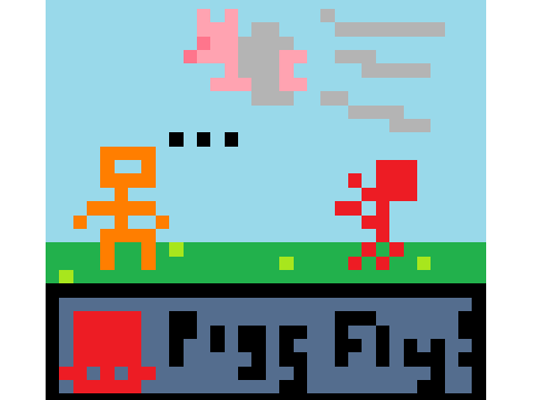 Alan Becker Pixel Fanart: Red's Idea
