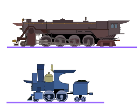 The Brave Locomotive vectors