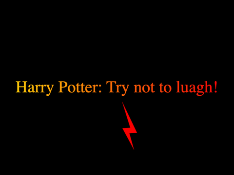 Some Super Funny Harry Potter Stuff 